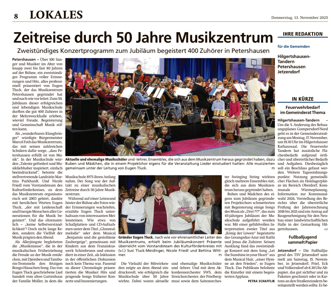 Jahre Musikzentrum