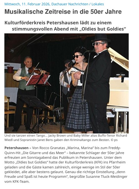 Oldies but Goldies Dachauer Nachrichten 1